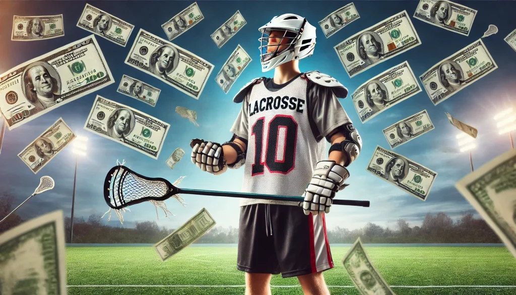 Lacrosse player making money